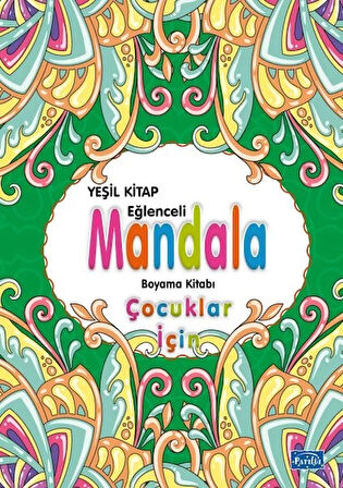 Çocuklar İçin Mandala Yeşil