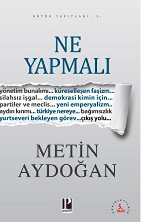 Ne Yapmalı