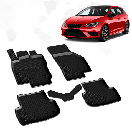 Seat Leon 4D Havuzlu Paspas 2013-2020 A+Kalite