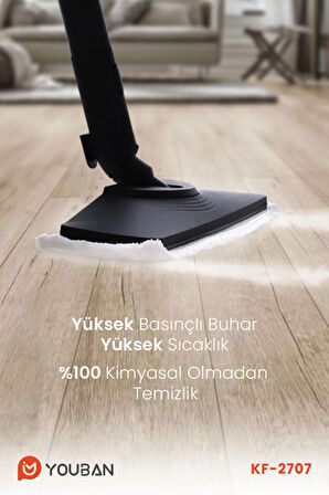 KF2707 PRO Çok Fonksiyonlu Buharlı Temizlik Makinesi Buharlı Temizleyici