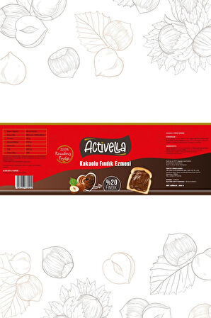 Activella Kakaolu Fındık Ezmesi 330gr %20 Fındıklı X2