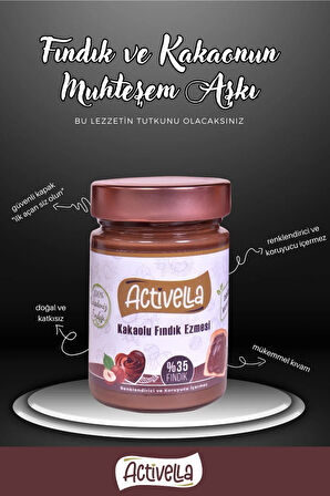 Activella Kakaolu Fındık Ezmesi 330gr %35 Fındıklı X2