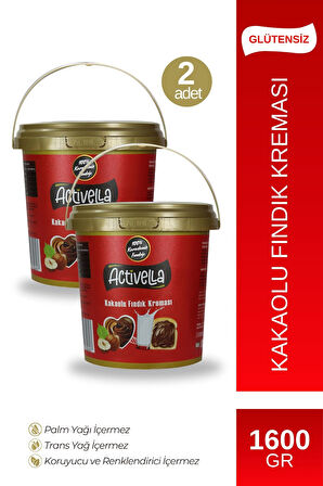 Activella Kakaolu Fındık Kreması 800gr X2