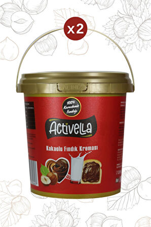 Activella Kakaolu Fındık Kreması 800gr X2