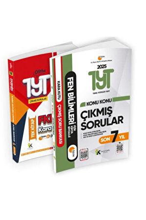2025 Tyt Fen Bilimleri Konu Konu Son 7 Yıl Çıkmış Soru Bankası Ve Fkb Kara Kutu Tek Kitap Çözümlü