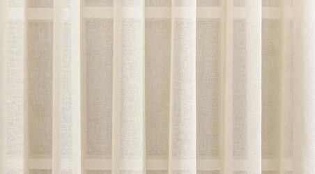 Massarelli Keten Folded Tül Bej 1-2,5 Orta Sık Pile