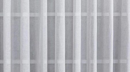 Massarelli Keten Folded Tül Gri Pilesiz