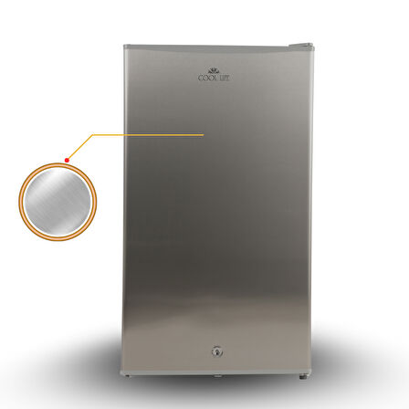 Cool Life Çift Sistem 91 Litre Krom 12/24/220 V Buzdolabı