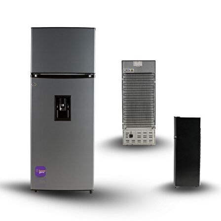 Cool Life 235 Litre 12/24/220 V Sebilli Antrasit-Blue Buzdolabı