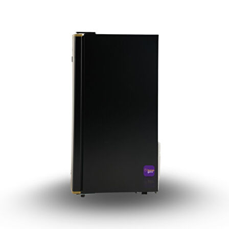 Çift Sistem Kaizer Germany 95 Litre Siyah Rose Gold Dijital Göstergeli 12/24/220 V Buzdolabı
