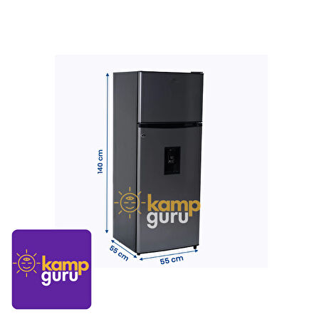 Cool Life 235LT Siyah 12/24V Sebilli Buzdolabı