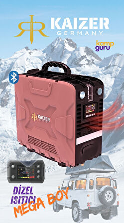 Kaizer Pro Dizel Isıtıcı - LED Ortam Aydınlatmalı