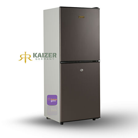 KAiZER Germany  140 Buzdolabı ALTTAN BUZLUK - Antrasit 12 volt / 24 volt