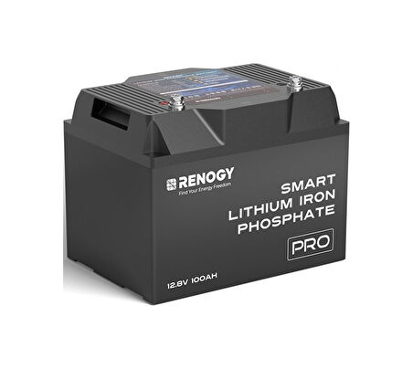 Renogy Lityum Akıllı Akü Pro - Kendinden Isıtmalı & Bluetooth (100 Ah)