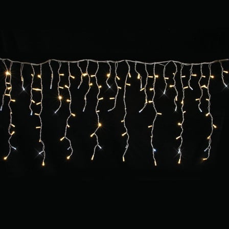 Delux Serisi Işıklandırma Etkinlik Işığı Kutlama Süsü 4m 120 Led 20 Saçaklı 50*60*70cm Çakarlı