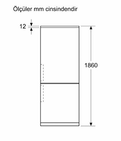 KG76PAIC0N iQ700 Alttan Donduruculu Buzdolabı 186 x 75 cm Kolay temizlenebilir Inox