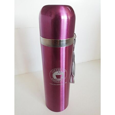 Szm Stainless Steel 0.5l Metalik Pembe Termos