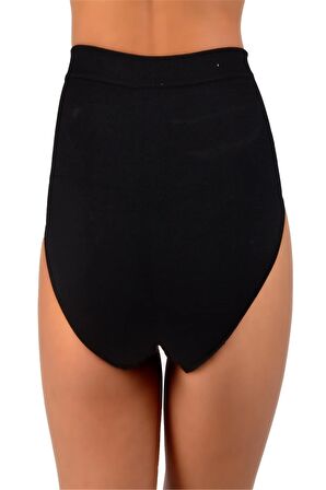 Siyah Bel Ve Kalça Toparlayıcı Kadın Slip Korse