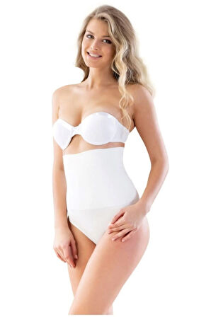 2009 Yüksek Bel Çift Kat Dikişsiz Slip Korse