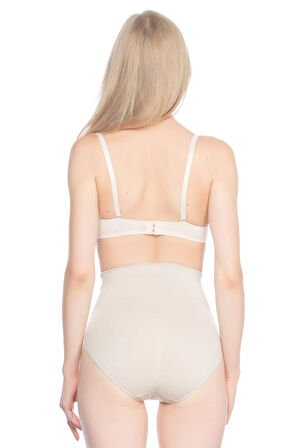 Kadın Bej Dikişsiz Düşük Bel Double Slip Korse