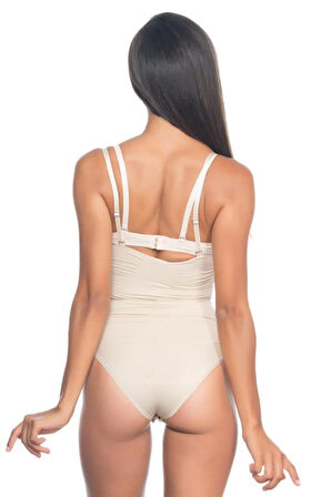 Kadın Beyaz Büyük Beden Penye Louse Sütyen