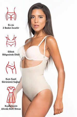 Kadın Beyaz Büyük Beden Penye Louse Sütyen