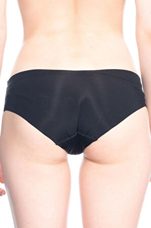 Kadın 2818 Lazer Kesim Slip Korse Siyah