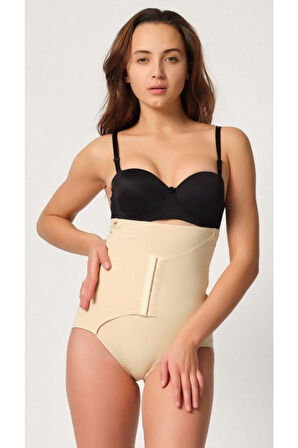 2932 Kadın Yelek Agraflı Lazer Kesim Slip Korse