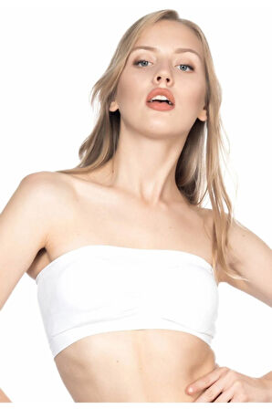 Dikişsiz Pedli Straplez Büstiyer Yeni Sezon