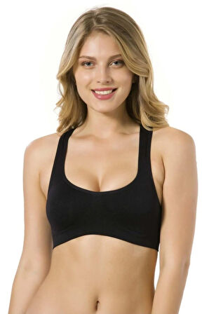 4025 Dikişsiz Pedli Dekolte Toparlayıcı Sütyen