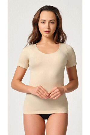 5004 Dikişsiz Yarım Kollu Atlet