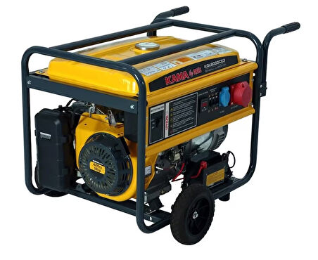 Kama By Reis KGL 8000 CE3 Benzinli Jeneratör (8,1 kVA) Marşlı ve İpli Trifaze