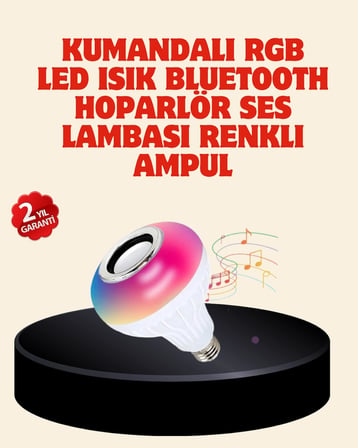 Bluetooth Bağlantılı Rgb Led Ampul – Şık Ve Fonksiyonel