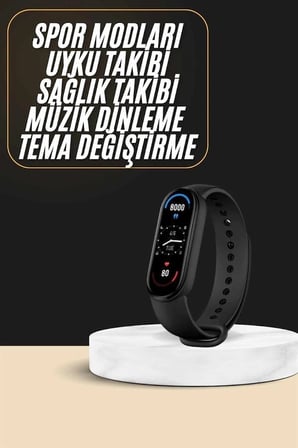 Akıllı Bileklik Android Ve İos Uyumlu Bildirim Ve Çağrı Görme Spor Takibi