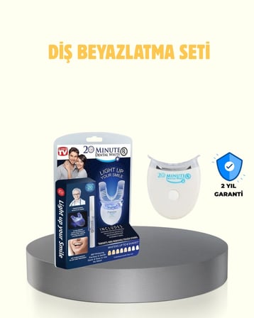Led Işıklı Profesyonel Diş Beyazlatma Seti