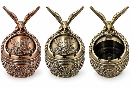 Metal Kartal Tasarımı Küllük Alk6403
