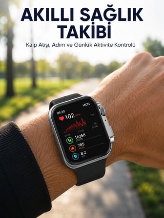 Rs12 Pro+ 2025 Serisi Uzun Şarj Süreli Garantili Full Ekranlı Özel Üretim Akıllı Saat – 2gb Hafıza, Amoled, Gps, Sesli Arama Yeni Nesil