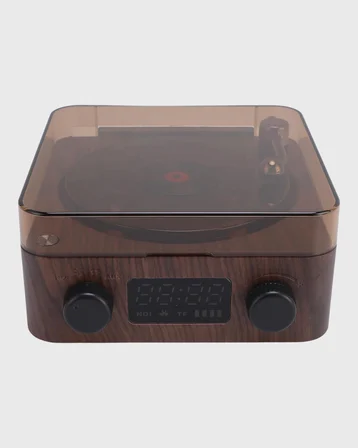 Gece Lambası Bluetooth Hoparlör Dijital Saat Çok Fonksiyonlu Su Dalgası Işıklı