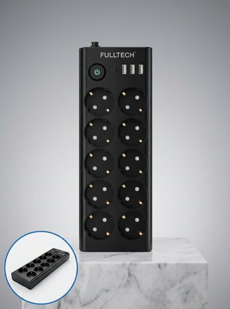 10'lu Çoklu Priz Usb Ve Type-c Şarj Girişli Akım Korumalı Grup Priz