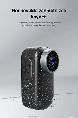 4k Ultra Hd Mini Wıfı Aksiyon Kamerası Taşınabilir Vücut Kamerası 1.47’hd Ekranlı Giyilebilir Video Kaydedici