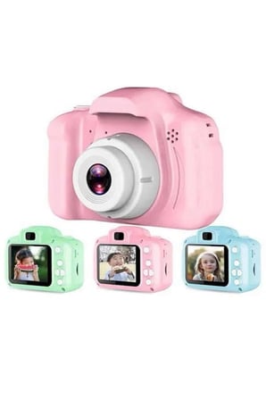 Çocuklara Özel Fotoğraf Ve Video Çeken Mini Çok Renkli Fotoğraf Makinesi