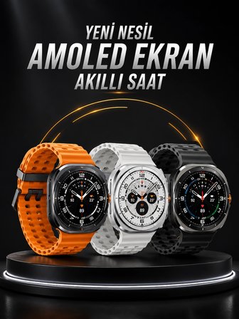 Tüm Telefonlara Uyumlu Akıllı Saat Uyku Ve Sağlık Takibi Nabız Ölçer Adım Sayar