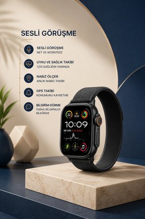 Akıllı Saat Nabız Ölçer Uyku Takibi Adımsayar Alarm Ve Hatırlatıcı Çağrı Cevaplama