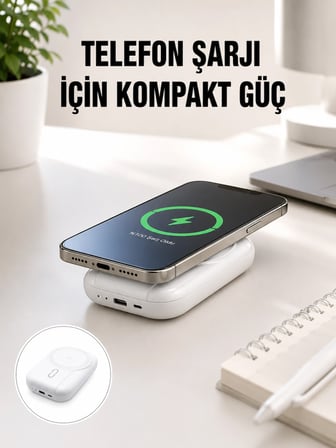 22.5w Süper Hızlı Şarjlı Çok Fonksiyonlu 10000 Mah Powerbank Yeni Nesil