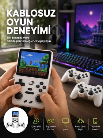 Hdmı Destekli Kablosuz Oyun Konsolu 10.000 Oyun Yeni Nesil