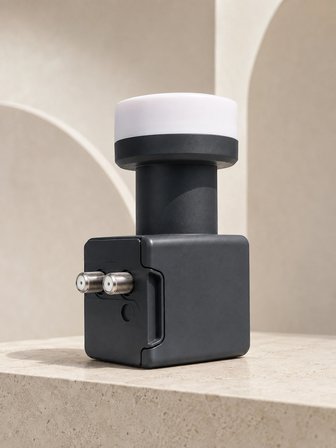 4k Ultra Hd Twin Lnb Çift Uydu Çıkışlı Ku Band Çanak Anten Lnb 0.1 Db