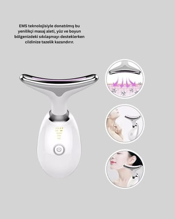 Led Işık Destekli Kırışıklık Karşıtı Yüz Bakım Aleti Yeni Nesil