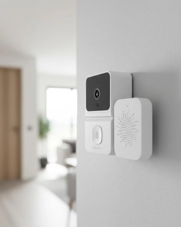 Wifi Akıllı Kapı Zili Kamera Gece Görüşlü Çift Yönlü Sesli