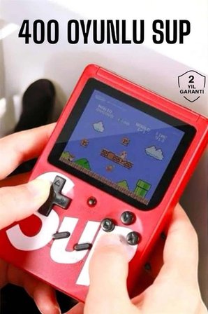 Taşınabilir El Atarisi Sup 400 Oyunlu Mini Oyun Konsolu