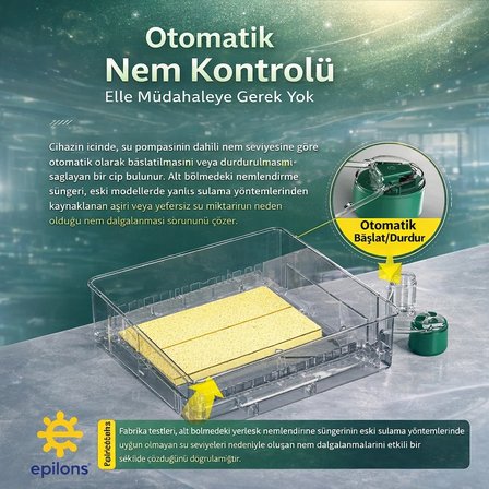Ep100 Kuluçka Makinesi Yeni Nesil Suluk Üstten Havalandırma Sistemli Tavuk Kaz Hindi Ve Kuş Türleri İçin